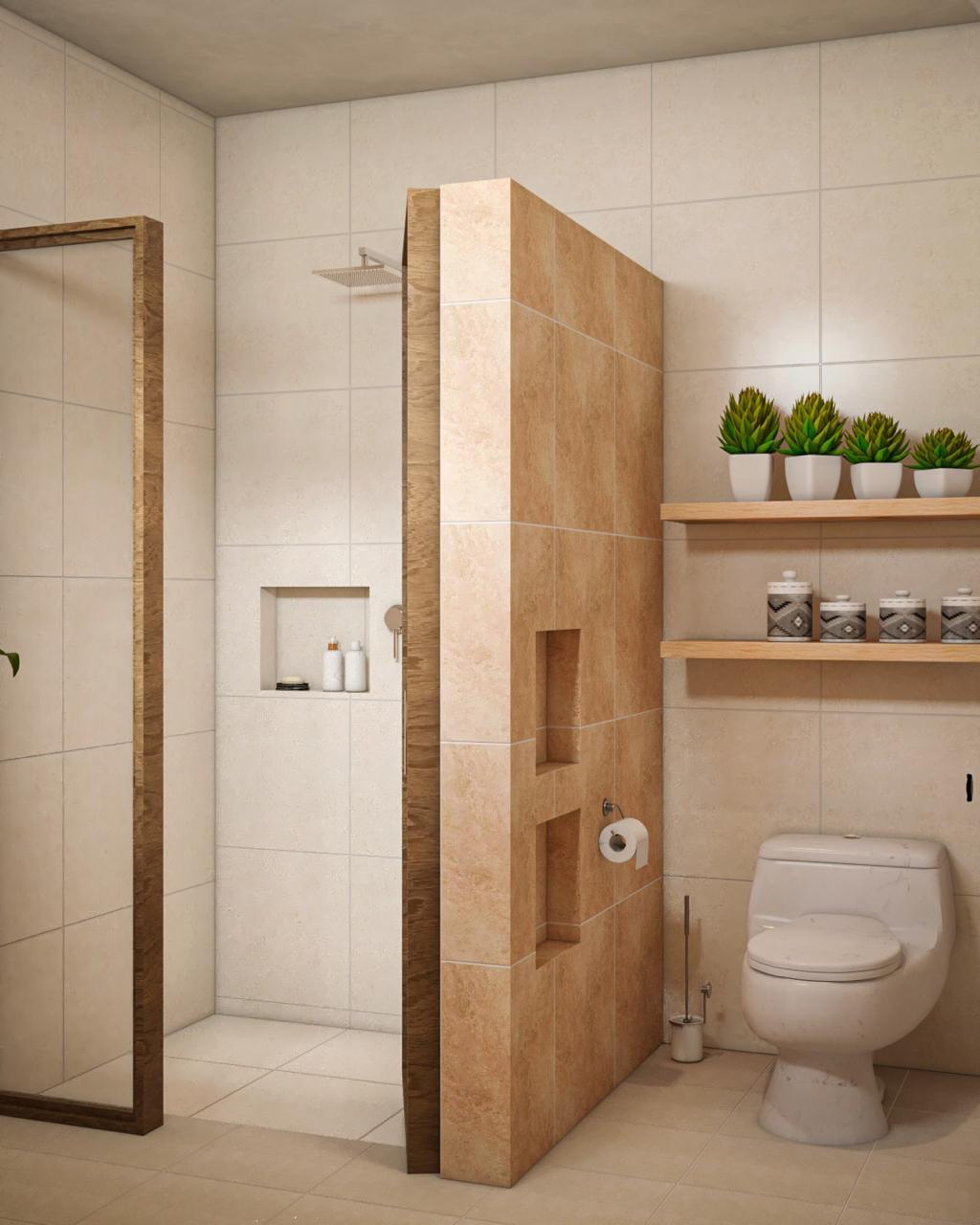 Baño remodelado - Vista general 1